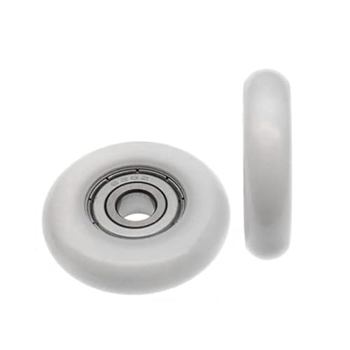HOMEXO Runde POM-Rolle 8 x 40 x 10 mm kompatibel for BSR62840-10 for Ruderer 8 * 40 * 10 mm Rudergerät-Sitzräder Außendurchmesser 40 mm Kunststofflager 10 Stück von HOMEXO