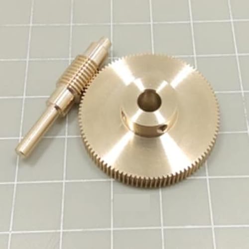 HOMEXO Schneckengetriebe 0,3 Modul Mini Precision Transmitter 1:80 100 Zähne (Color : 100 Teeth-5mm) von HOMEXO