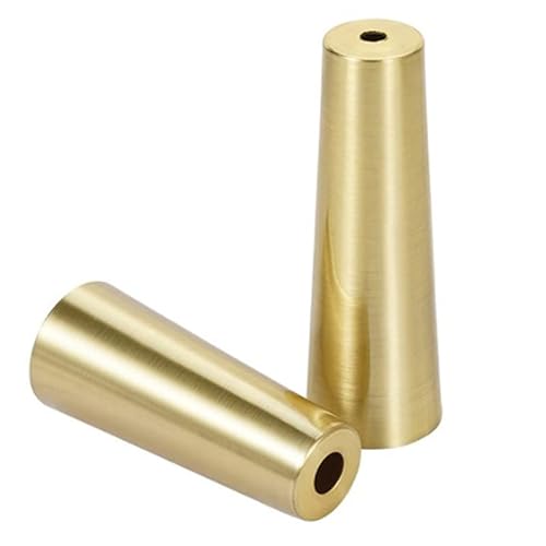 Metallhülse Tischbein Möbelbeinabdeckung Jackenabdeckung Esszimmerstuhl Beinabdeckung Fuß Solide Spitze Gebürsteter Tischstuhl Zylinder/Kegelkappe Schützen Dekorboden Sichere Unterlage 1pc (Color : A von HOMEXO