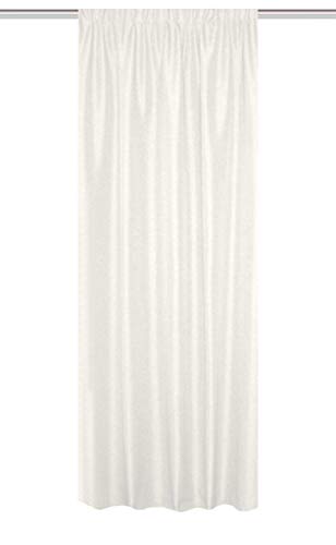 HOMEbasics 085960 Eskimo Thermofunktion, Blickdicht, Kombiband, Farbe:WOLLWEISS, Größe:225 x 135 cm, Anzahl:1x von HOMEbasics
