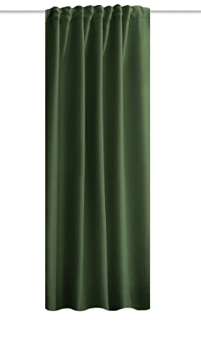 HOMEbasics 85970 | Akustikvorhang ACUSTICO mit Dim-Out-Stoff, Farbe:Oliv, Größe:225 x 135 cm HOMEbasics 85970 | Akustikvorhang ACUSTICO mit Dim-Out-Stoff, Farbe:Oliv, Größe:225 x 135 cm von HOMEbasics