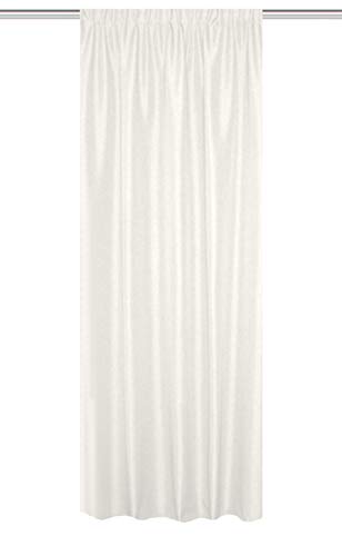 Home Basics FERTIGSCHAL THERMOSTOFF 085960-0910 245 x 135 cm, Wollweiß von HOMEbasics