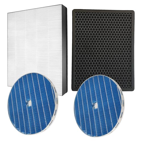FY1413 FY1410 FY2425 Ersatzfilter für Philips 2000 2000i Series AC2729/10 2-in-1 Luftreiniger und Luftbefeuchter Ersatz HEPA Filter Befeuchtungselement FY1410/30 FY1413/30 FY2425/30 von HOMFILBIT