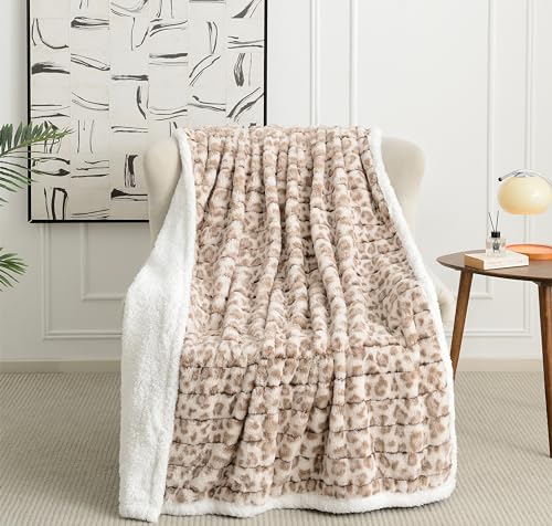 HOMHOMHA Dicke Kuscheldecke Flauschig Furry Fleecedecke 160x200 Cozy PlüSchdecke Sommerdecke Sofadecke/Reisedecke/Camping Decke/Decke Outdoor/Auto Decke/Travel Blanket-Rutschfeste WäRme Tragbare Decke von HOMHOMHA