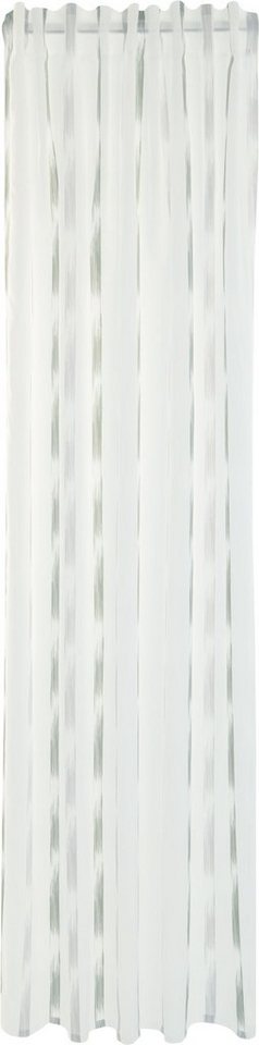 Gardine Steen, HOMING, verdeckte Schlaufen (1 St), transparent, Scherli, Farbverlauf, Streifen, transparent, Wohnzimmer von HOMING