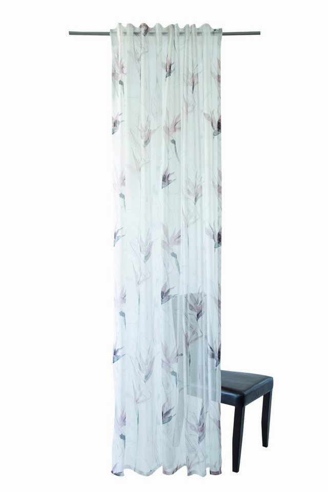 Vorhang, HOMING, Lichtschutz, Homing Schlaufenschal Lycka 140x245 Vorhang transparent mauve Deko von HOMING