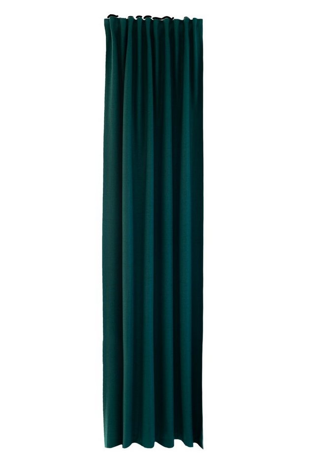 Vorhang, HOMING, Verdeckter Schlaufenschal Kjell 140x245 cm Farbe: petrol von HOMING