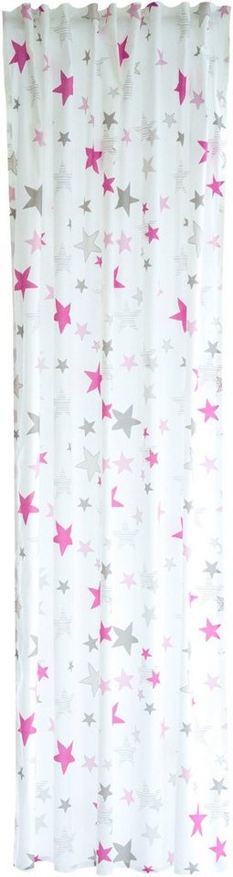 Vorhang Stars, HOMING, verdeckte Schlaufen (1 St), blickdicht, blickdicht, Kinderzimmer, Sterne, Babyzimmer von HOMING