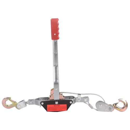 HOMIZEN 2Tonnen Handseilzug 2000kg 2m Drahtseil Ø 4.0 mm 2 Haken Flaschenzug Handwinde Seilzug Ratschenzug Seilzug mit Ratsche HOMIZEN 2Tonnen Handseilzug 2000kg 2m Drahtseil Ø 4.0 mm 2 Haken Flaschenzug Handwinde Seilzug Ratschenzug Seilzug mit Ratsche von HOMIZEN