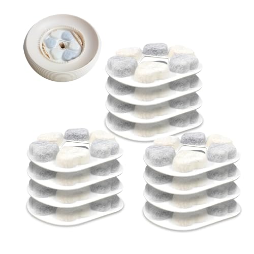 HOMJOY 4x Katzenbrunnen Ersatzfilter – Kompatibel mit allen Pretty Paw Trinkbrunnen – Patentiert – Innovatives Austauschfilter-Set im Herz-Design mit sechs Filterpunkten aus hochdichter Aktivkohle HOMJOY 4x Katzenbrunnen Ersatzfilter – Kompatibel mit allen Pretty Paw Trinkbrunnen – Patentiert – Innovatives Austauschfilter-Set im Herz-Design mit sechs Filterpunkten aus hochdichter Aktivkohle von HOMJOY