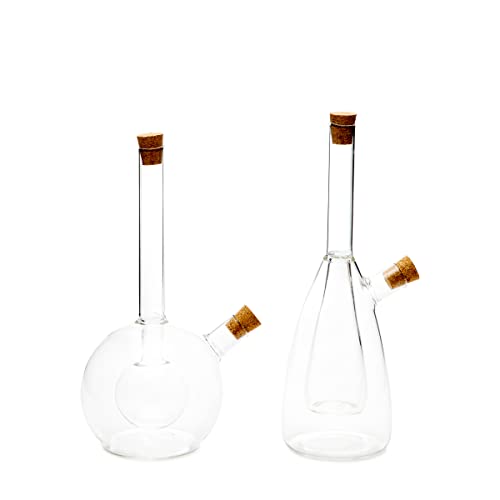 Flasche Essig- und Öl-Set 2 Stk BEST 21 cm HOMLA von HOMLA