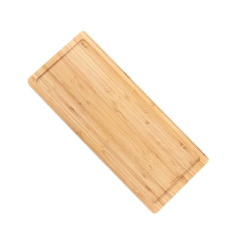 HOMLA Dekoratives Tablett Serviertablett Servierplatte aus Bambus BAMBOU 40x17 cm von HOMLA
