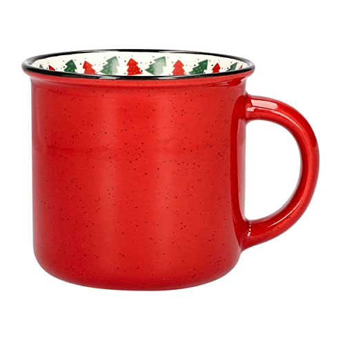 HOMLA Pottie Becher im Weihnachtsstil Weihnachtliches Geschirr Becher Moderner Trendiger und Vielseitiger Stil Fassungsvermögen 350 ml aus Hochwertigem Porzellan Farbe Rot 9 cm x 10 cm HOMLA Pottie Becher im Weihnachtsstil Weihnachtliches Geschirr Becher Moderner Trendiger und Vielseitiger Stil Fassungsvermögen 350 ml aus Hochwertigem Porzellan Farbe Rot 9 cm x 10 cm von HOMLA