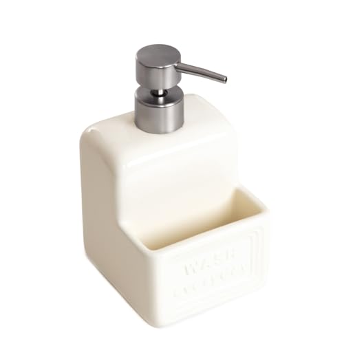 HOMLA Spender Seifenspender Seifendose Seifendosierer Flüssigseife Flüssigseifenspender SYLAN Creme 10x17 cm HOMLA Spender Seifenspender Seifendose Seifendosierer Flüssigseife Flüssigseifenspender SYLAN Creme 10x17 cm von HOMLA