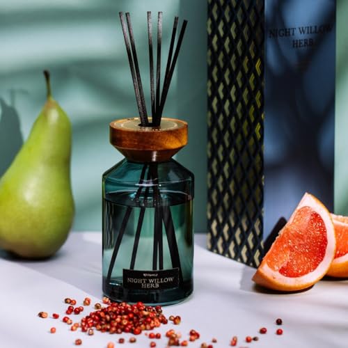 Homla Diffusor 200ml Woody Blend Nachtweiden Kräuterduft Elegantes Design, langlebiger Duft von HOMLA