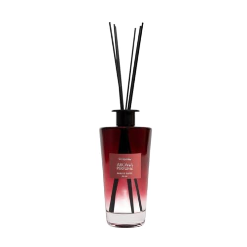 Homla Ember Merlot Poppy Diffusor 500 ml Fruchtig-blumiges Aroma Elegantes Glasdesign von HOMLA