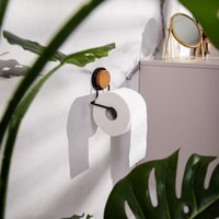 Toilettenpapierhalter LEOMA mit Saugnapf schwarz 10x5x13 cm 719554 Toilettenpapierhalter LEOMA mit Saugnapf schwarz 10x5x13 cm 719554 von HOMLA