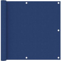Hommoo - Balkon-Sichtschutz Blau 90x500 cm Oxford-Gewebe von HOMMOO