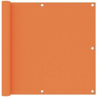 Balkon-Sichtschutz Orange 90x500 cm Oxford-Gewebe - Hommoo von HOMMOO