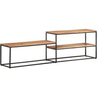 TV-Schrank 180x30x50 cm Akazie Massivholz YQvidaXL321622DE von HOMMOO