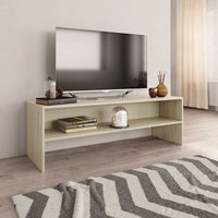 TV-Schrank Sonoma-Eiche 120 x 40 x 40 cm Spanplatte YQvidaXL800039DE von HOMMOO