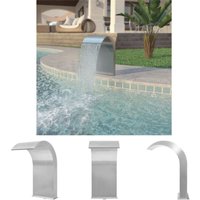 The Living Store Pool-Wasserfall Edelstahl 45x30x65 cm Silbern - Brunnen & Wasserfälle - Silber The Living Store Pool-Wasserfall Edelstahl 45x30x65 cm Silbern - Brunnen & Wasserfälle - Silber von HOMMOO