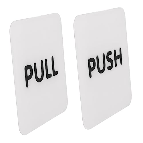 HOMOBABE 1 Paar Selbstklebendes Push Pull Schild für Tür Fenster und Badezimmer Langlebig Geeignet für Glas Fliesen und Wände für Salon Restaurant und Geschäfte HOMOBABE 1 Paar Selbstklebendes Push Pull Schild für Tür Fenster und Badezimmer Langlebig Geeignet für Glas Fliesen und Wände für Salon Restaurant und Geschäfte von HOMOBABE