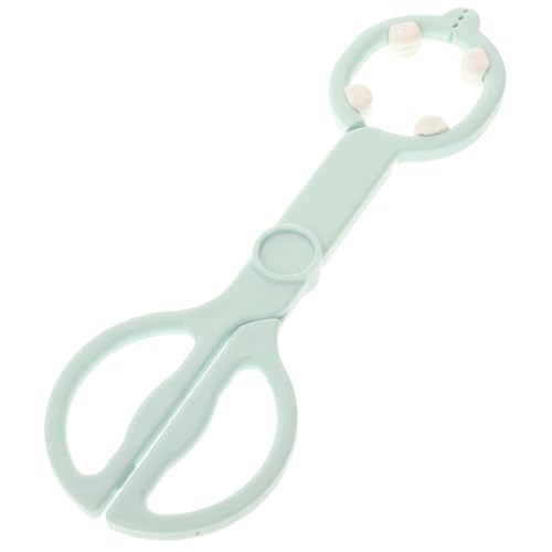 HOMOBABE 1 Stück Babyflaschen Klemmtong Rutschfest und Hitzebeständig für Entnehmen von Babyflaschen und Saugern Ergonomisches Scheren Design für Mütter und Junge Mädchen Grün von HOMOBABE