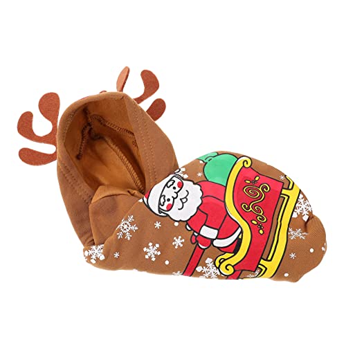 HOMOBABE Weihnachten Hund Kostüm Weiche Haustier Kleidung Für Welpen Katze Warme Outfit Haustierbekleidung Weihnachts Haustieroutfit von HOMOBABE