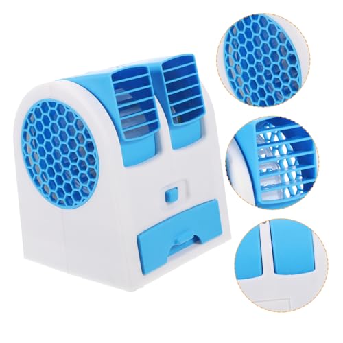 HOMOBABE 1 Stück Mini Tragbarer Desktop Luftkühler für Zuhause und Büro USB Kühler mit Wasserkühlung Verstellbare Düsen Leiser Betrieb Blau HOMOBABE 1 Stück Mini Tragbarer Desktop Luftkühler für Zuhause und Büro USB Kühler mit Wasserkühlung Verstellbare Düsen Leiser Betrieb Blau von HOMOBABE
