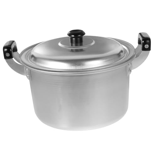 HOMOBABE 1 Stück Multifunktionaler Dampfkochtopf Aluminium Topf für Nudeln Instant Nudeln und Suppe Geeignet für Gas und Elektroherde mit Deckel und Doppelgriffen HOMOBABE 1 Stück Multifunktionaler Dampfkochtopf Aluminium Topf für Nudeln Instant Nudeln und Suppe Geeignet für Gas und Elektroherde mit Deckel und Doppelgriffen von HOMOBABE