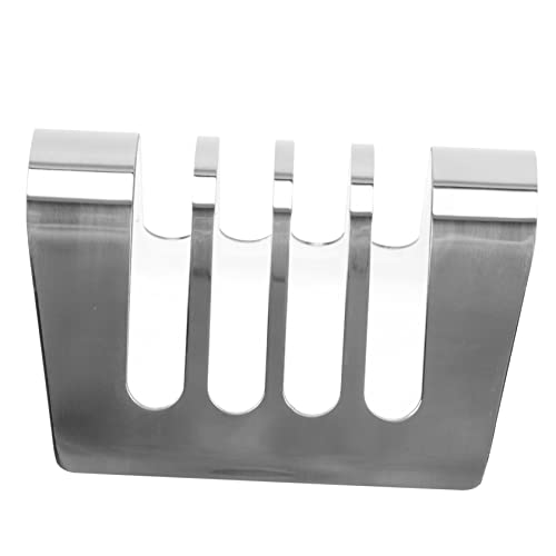 HOMOBABE 1 Stück Stainless Steel Toastständer Brotscheiben Aufbewahrungsregal für Frühstück Design Robust und Handlich für Muffins und Bagels von HOMOBABE