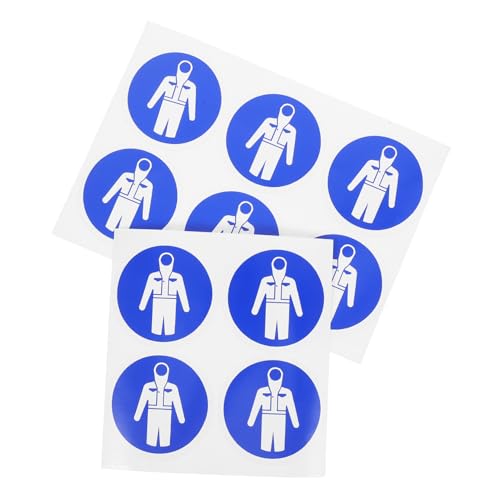 HOMOBABE 10 Stück Etiketten für Schutzkleidung Warnaufkleber Sicherheitswarnung Sicherheitsschildaufkleber Industriezeichen Warnzeichen-Aufkleber Sicherheitswarnschild Papier Blue HOMOBABE 10 Stück Etiketten für Schutzkleidung Warnaufkleber Sicherheitswarnung Sicherheitsschildaufkleber Industriezeichen Warnzeichen-Aufkleber Sicherheitswarnschild Papier Blue von HOMOBABE