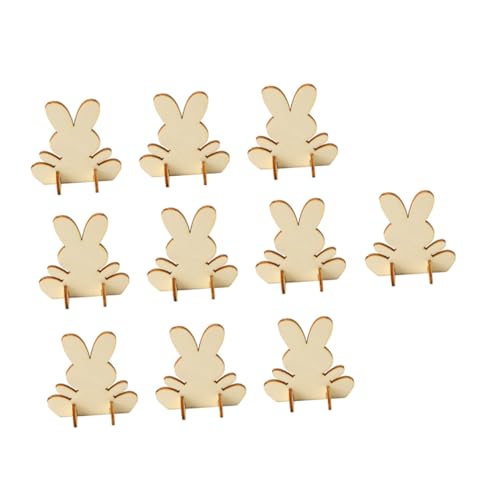 HOMOBABE 10 Stück Teiliges DIY Holz Kaninchen aus Natürlichem Holz Präzise Geschnittene Hasenornamente Kreative Bastelidee für Osterdekoration Wohn und Ladenverschönerung Handbemalbar für HOMOBABE 10 Stück Teiliges DIY Holz Kaninchen aus Natürlichem Holz Präzise Geschnittene Hasenornamente Kreative Bastelidee für Osterdekoration Wohn und Ladenverschönerung Handbemalbar für von HOMOBABE