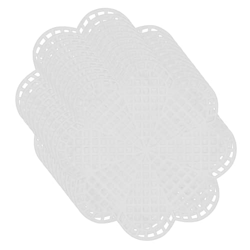 HOMOBABE 10 Stück Teiliges DIY Kunststoff Netzplatten Atmungsaktive Formbeständige und Strickvorlagen Langlebige Kreative Mesh Sheets für Bastelprojekte von HOMOBABE