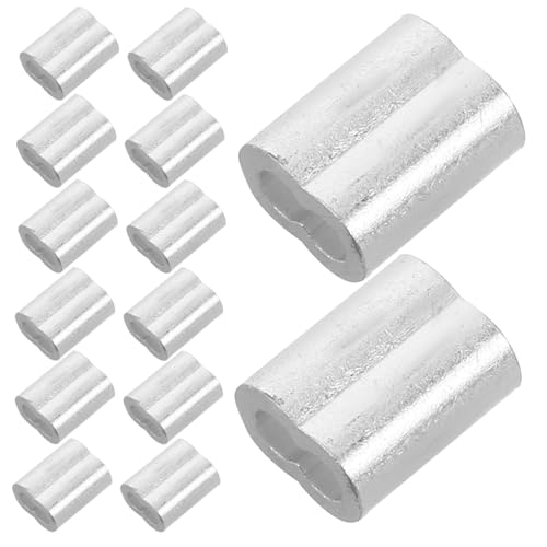 HOMOBABE 100 Stück Aluminium Crimp Hülsen Doppel Loch Pressklemmen für Drahtseil Langlebige Aluminiumkabelklemmen mit Sicherem Halt für Vielseitige Projekte und Anwendungen HOMOBABE 100 Stück Aluminium Crimp Hülsen Doppel Loch Pressklemmen für Drahtseil Langlebige Aluminiumkabelklemmen mit Sicherem Halt für Vielseitige Projekte und Anwendungen von HOMOBABE