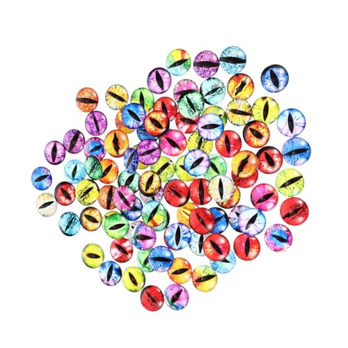 HOMOBABE 100 Stück Teiliges Glasaugen für Puppen DIY Bastelmaterialien Mix Stile Langlebig Handgefertigt Realistisch für Kuscheltiere Amigurumi und Heimdekoration HOMOBABE 100 Stück Teiliges Glasaugen für Puppen DIY Bastelmaterialien Mix Stile Langlebig Handgefertigt Realistisch für Kuscheltiere Amigurumi und Heimdekoration von HOMOBABE
