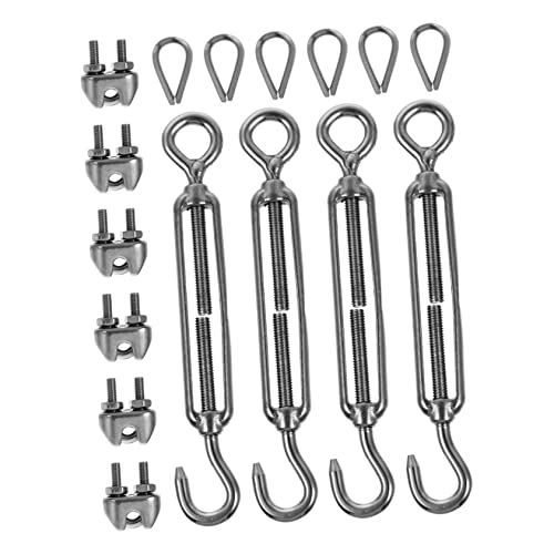HOMOBABE 1Satz Einstellbare Drahtseil Haken Teiliges Outdoor Installationszubehör für Kabel Lichteraufhängung Robust Langlebig HOMOBABE 1Satz Einstellbare Drahtseil Haken Teiliges Outdoor Installationszubehör für Kabel Lichteraufhängung Robust Langlebig von HOMOBABE