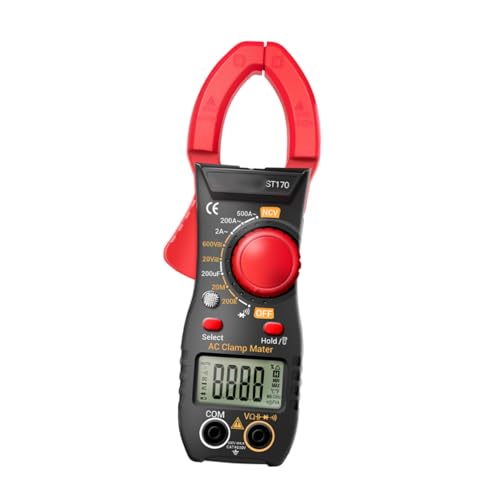 HOMOBABE 1Satz Multimeter Tragbares Digitalklemmmultimeter mit Taschenlampe Präziser Strom und Spannungsmesser für Elektrische Inspektionen Kompakt und Benutzerfreundlich von HOMOBABE