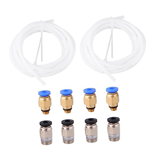 HOMOBABE 1Satz Ptfe Rohr Set mit Schnellkupplung Drucker Zubehör Pneumatische Verbinder Hitzebeständig und Einfach zu Montieren für Drucker HOMOBABE 1Satz Ptfe Rohr Set mit Schnellkupplung Drucker Zubehör Pneumatische Verbinder Hitzebeständig und Einfach zu Montieren für Drucker von HOMOBABE