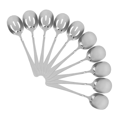 HOMOBABE 1Satz Servierbesteck aus Teilig mit Servierlöffel Schaumlöffel für Partys Abendessen Restaurantservice Elegantes Design Robuster von HOMOBABE