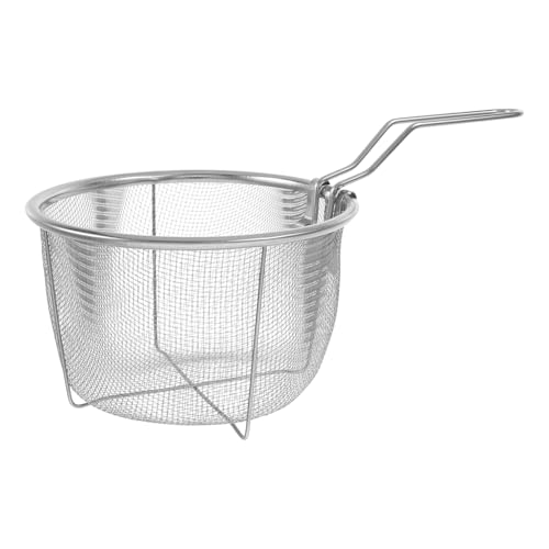 HOMOBABE 1Stück Frittierkorb Faltbares Küchensieb mit Langem Griff Öl Drainage Design für Frittieren und Abtropfen von Lebensmitteln HOMOBABE 1Stück Frittierkorb Faltbares Küchensieb mit Langem Griff Öl Drainage Design für Frittieren und Abtropfen von Lebensmitteln von HOMOBABE