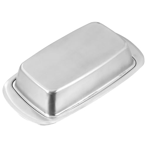 HOMOBABE 1Stück Multifunktionale Butterdose aus Praktische Aufbewahrungsbox für Frische Butter für Festlichkeiten und Frühstückstisch Rostfrei und Spülmaschinenfest von HOMOBABE