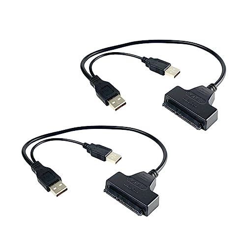 HOMOBABE 2 STÜCK USB zu Datenkabel für Laptop Hochgeschwindigkeitsadapterkabel mit Dualem USB Stromanschluss Kompatibel mit Verschiedenen Betriebssystemen HOMOBABE 2 STÜCK USB zu Datenkabel für Laptop Hochgeschwindigkeitsadapterkabel mit Dualem USB Stromanschluss Kompatibel mit Verschiedenen Betriebssystemen von HOMOBABE