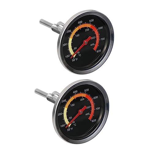 HOMOBABE 2 Stück Barbecue Ofenthermometer aus Bimetall Thermometer für Grill Räucherofen und Backofen Temperaturbereich für Familienfeiern und Grillabende HOMOBABE 2 Stück Barbecue Ofenthermometer aus Bimetall Thermometer für Grill Räucherofen und Backofen Temperaturbereich für Familienfeiern und Grillabende von HOMOBABE