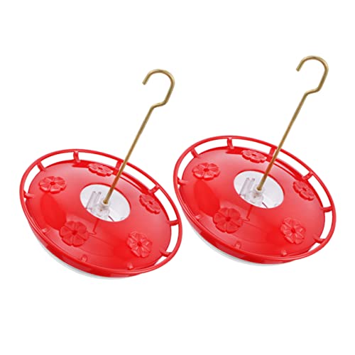 HOMOBABE 2stücke Vogelfutterspender Für Draußen Aus Kunststoff Hängefutterspender Mit Wasserfutterspender Für Garten Langlebig Und Witterungsbeständig von HOMOBABE