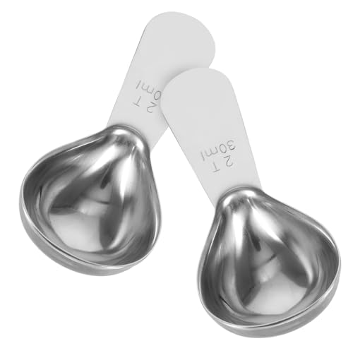 HOMOBABE 2 Stück Kaffeelöffel aus Rostfreiem Edelstahl mit Messskala Ergonomisch Geformt Robust und Rostfrei zum Präzisen Abmessen von Kaffeepulver für Bar und Zuhause HOMOBABE 2 Stück Kaffeelöffel aus Rostfreiem Edelstahl mit Messskala Ergonomisch Geformt Robust und Rostfrei zum Präzisen Abmessen von Kaffeepulver für Bar und Zuhause von HOMOBABE
