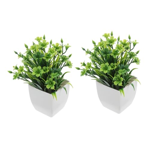 HOMOBABE 2 Stück Kleine Künstliche Pflanzen in Töpfen für Innenräume Dekorative Faux Bonsai Bäume für Schreibtisch oder Regal für Badezimmer und Wohnzimmergestaltung HOMOBABE 2 Stück Kleine Künstliche Pflanzen in Töpfen für Innenräume Dekorative Faux Bonsai Bäume für Schreibtisch oder Regal für Badezimmer und Wohnzimmergestaltung von HOMOBABE