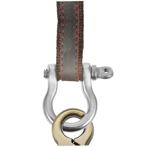 HOMOBABE 2 Stück U Förmige D Ringe aus Reinem Kupfer mit Schraubverschluss Langlebige Schnallen für Haustierhalsbänder Rucksackriemen und DIY Zubehör Robust und Korrosionsbeständig von HOMOBABE