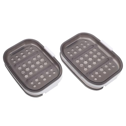 HOMOBABE 2 Stück Wandmontierter Seifenhalter mit Saugnapf Bohrfreie Installation Stilvolle Seifenschale für Bad Küche Dusche und Waschbecken aus Hochwertigem Material Leicht zu Handhaben HOMOBABE 2 Stück Wandmontierter Seifenhalter mit Saugnapf Bohrfreie Installation Stilvolle Seifenschale für Bad Küche Dusche und Waschbecken aus Hochwertigem Material Leicht zu Handhaben von HOMOBABE